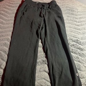 Black flair sweat pants